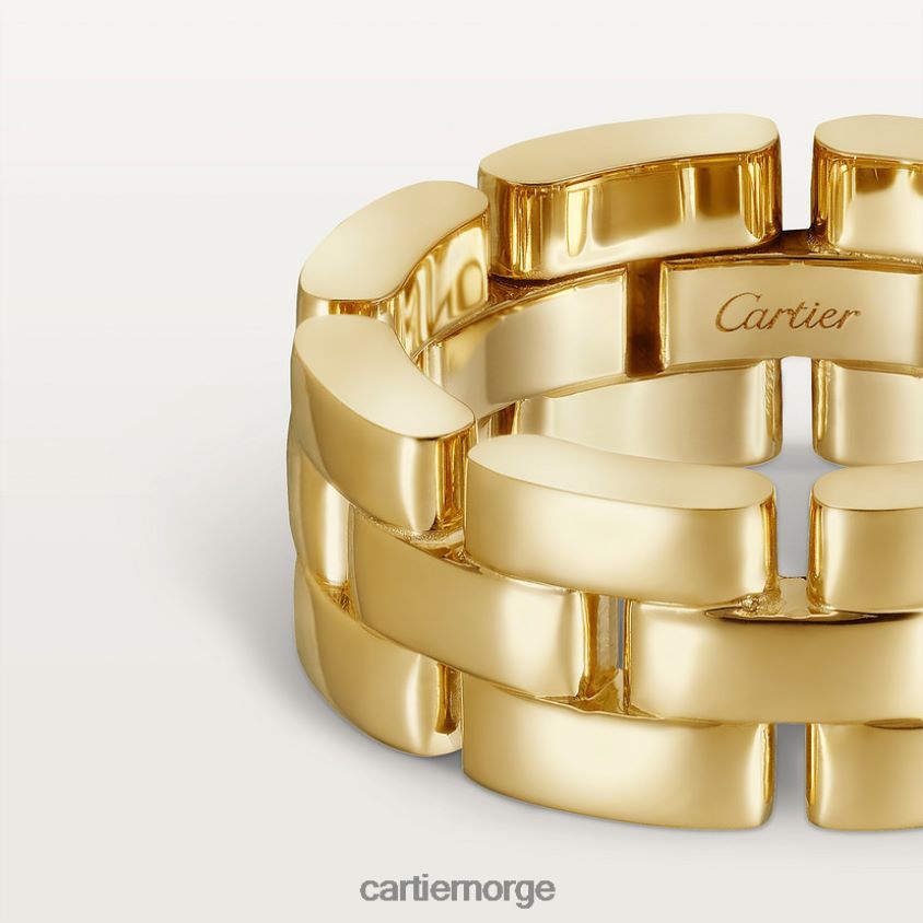 smykker Cartier maillon panter ring gult gull F4466N136