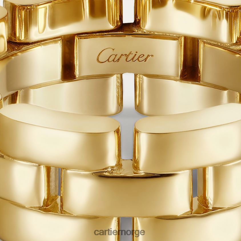 smykker Cartier maillon panter ring gult gull F4466N136