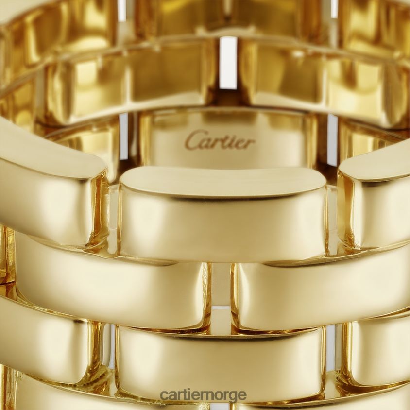 smykker Cartier maillon panter ring gult gull F4466N146