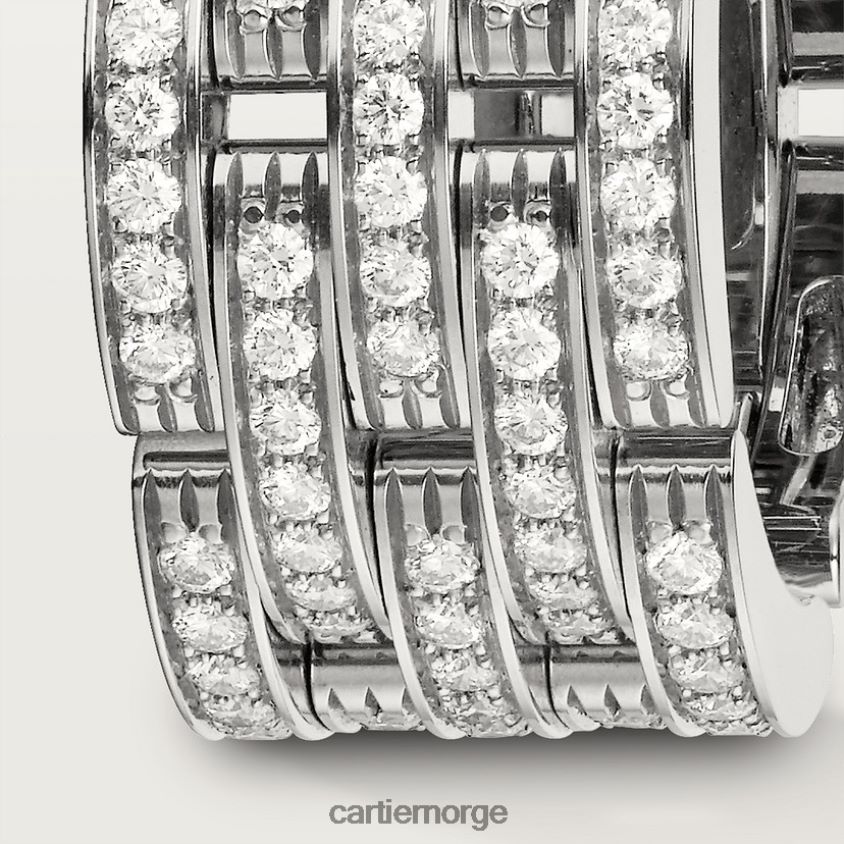 smykker Cartier maillon panter ring hvitt gull F4466N148