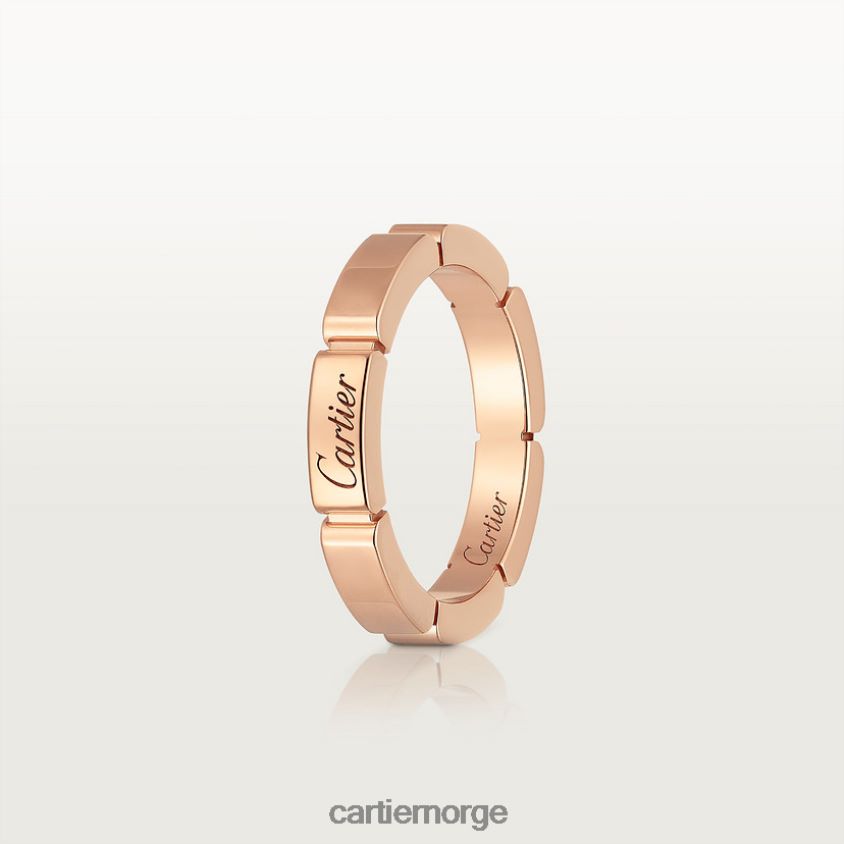 smykker Cartier maillon panthere bryllup band Rose gull F4466N150