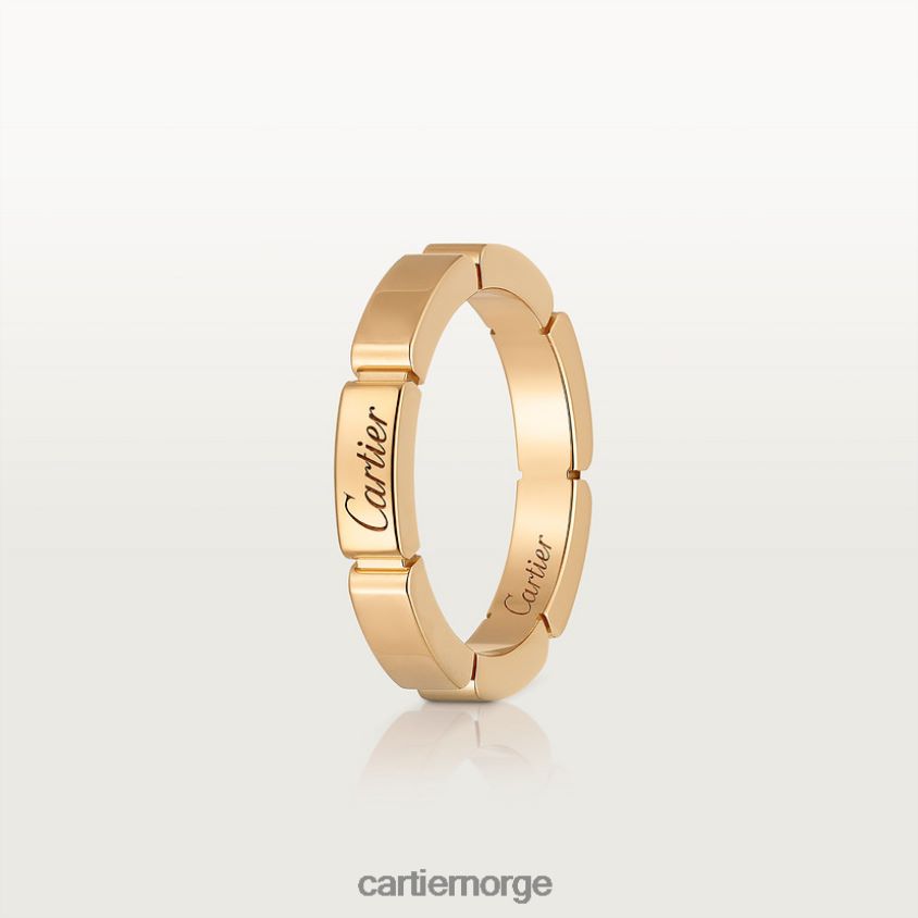 smykker Cartier maillon panthere bryllup band gult gull F4466N149