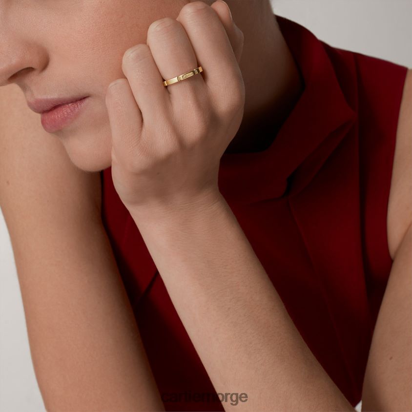 smykker Cartier maillon panthere bryllup band gult gull F4466N149