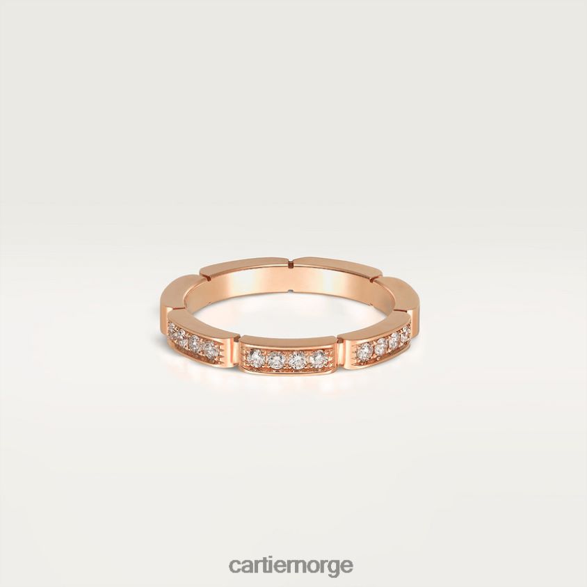 smykker Cartier maillon panthere giftering Rose gull F4466N132