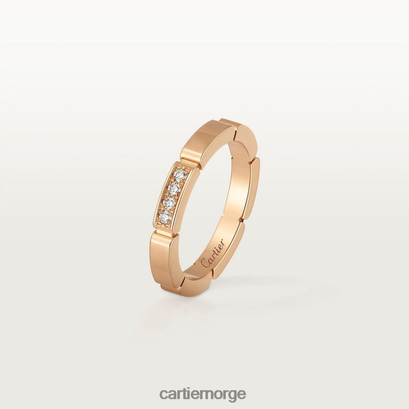 smykker Cartier maillon panthere giftering Rose gull F4466N135