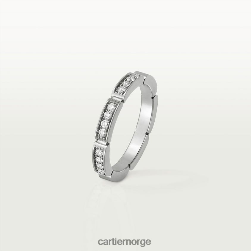 smykker Cartier maillon panthere giftering hvitt gull F4466N134