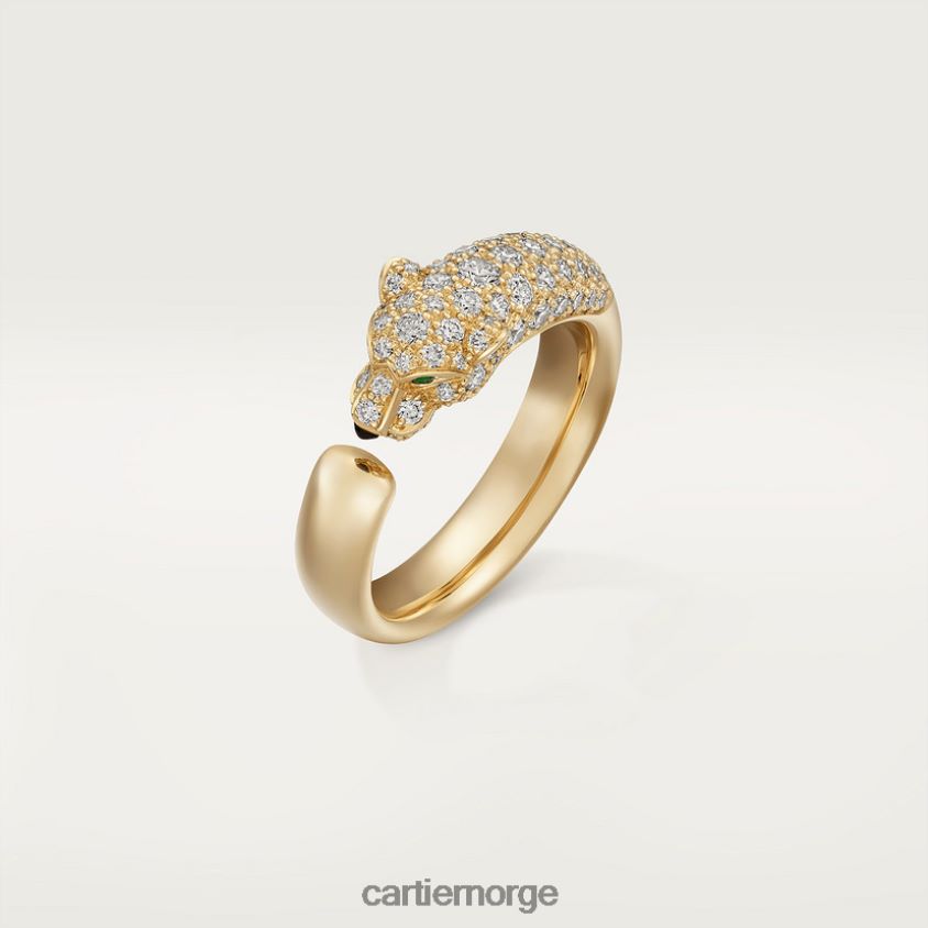 smykker Cartier panterring gult gull F4466N74