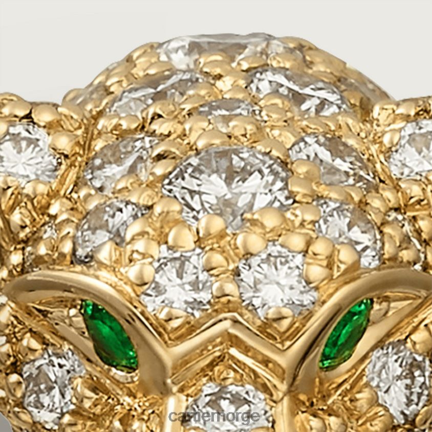 smykker Cartier panterring gult gull F4466N74