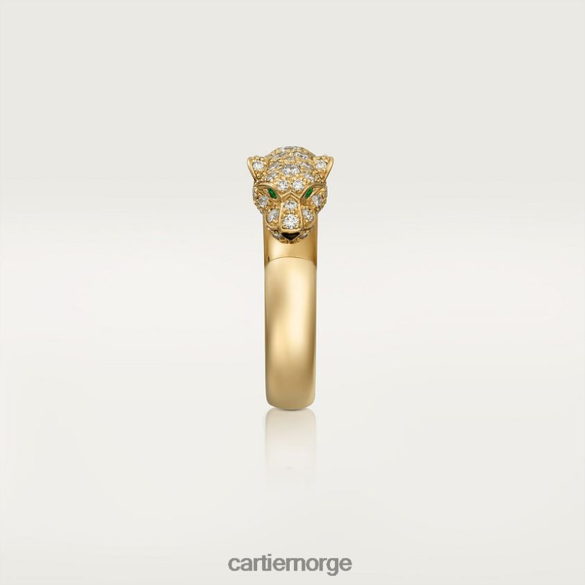 smykker Cartier panterring gult gull F4466N74