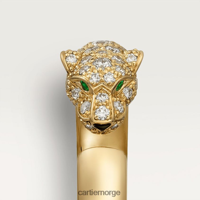 smykker Cartier panterring gult gull F4466N74