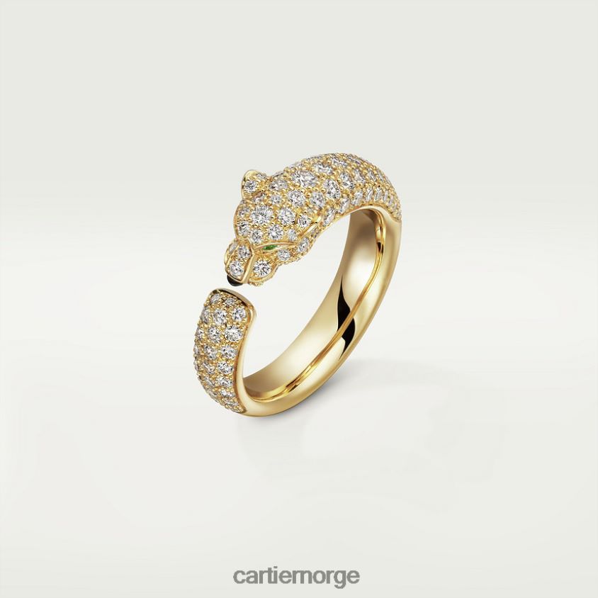 smykker Cartier panterring gult gull F4466N76