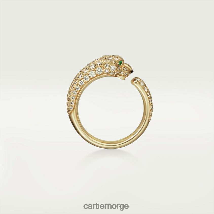 smykker Cartier panterring gult gull F4466N76