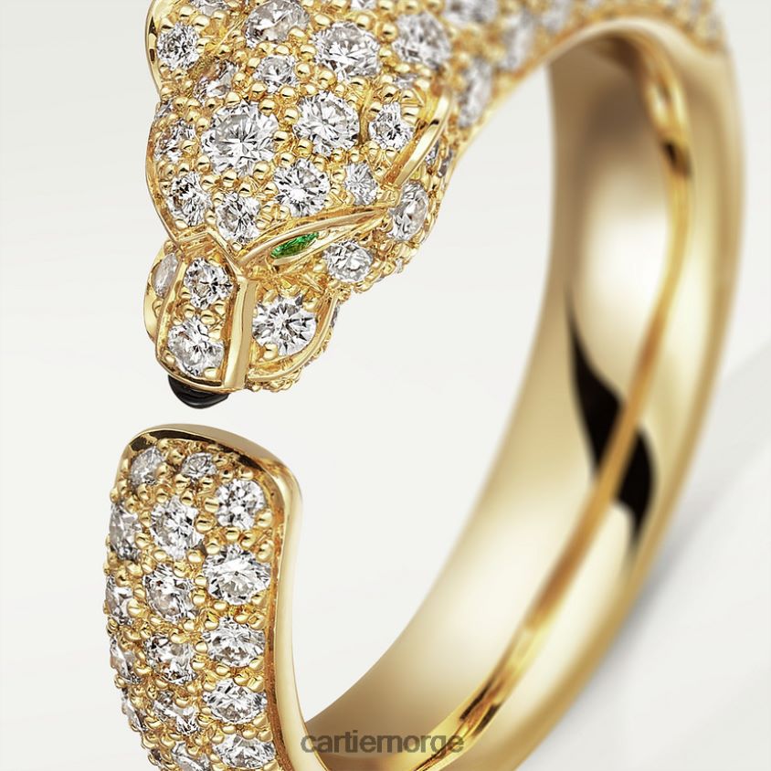 smykker Cartier panterring gult gull F4466N76