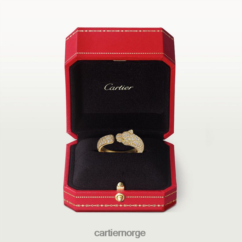smykker Cartier panterring gult gull F4466N76