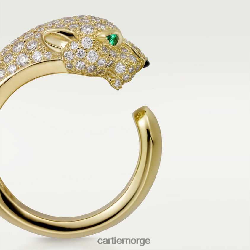 smykker Cartier panterring gult gull F4466N79