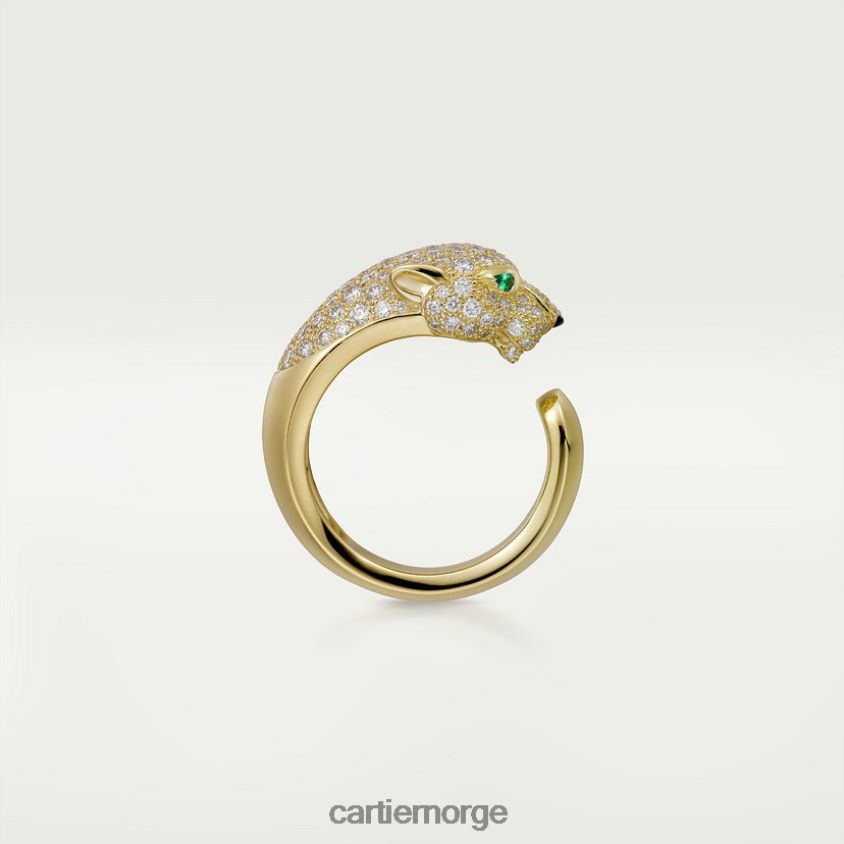 smykker Cartier panterring gult gull F4466N79
