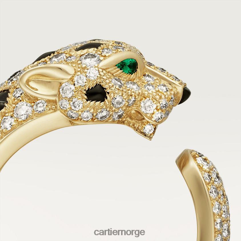 smykker Cartier panterring gult gull F4466N82
