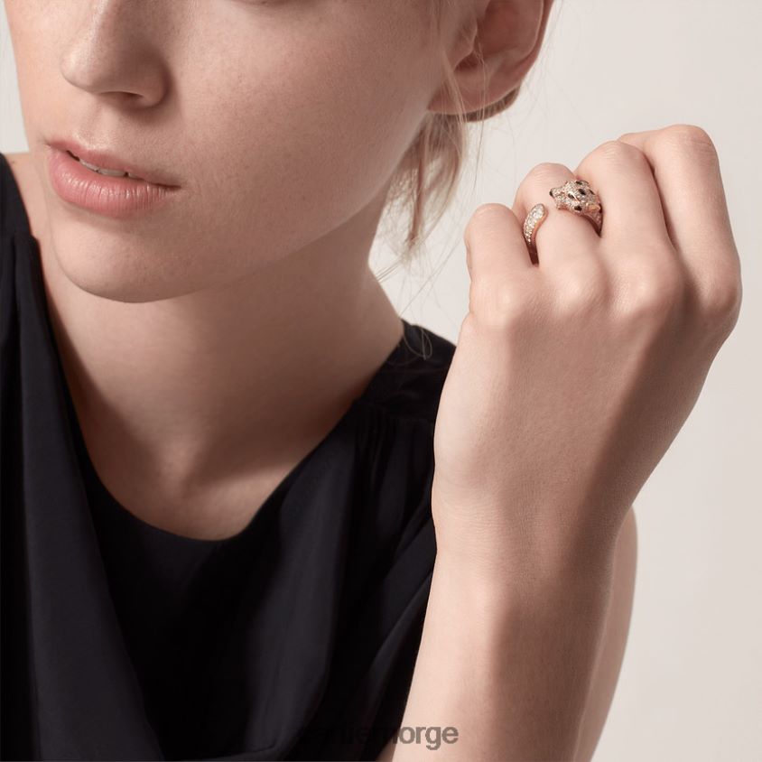 smykker Cartier panterring gult gull F4466N82