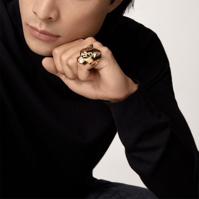 smykker Cartier panterring gult gull F4466N92