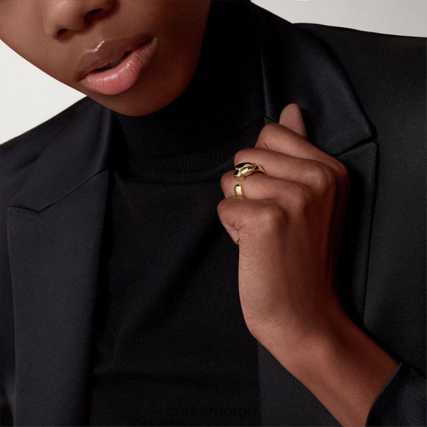 smykker Cartier panterring gult gull F4466N94