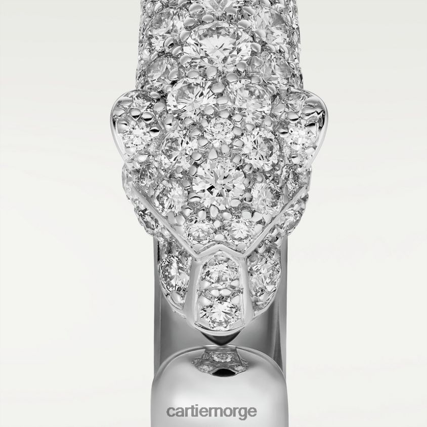 smykker Cartier panterring hvitt gull F4466N75