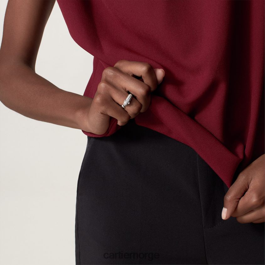 smykker Cartier panterring hvitt gull F4466N75