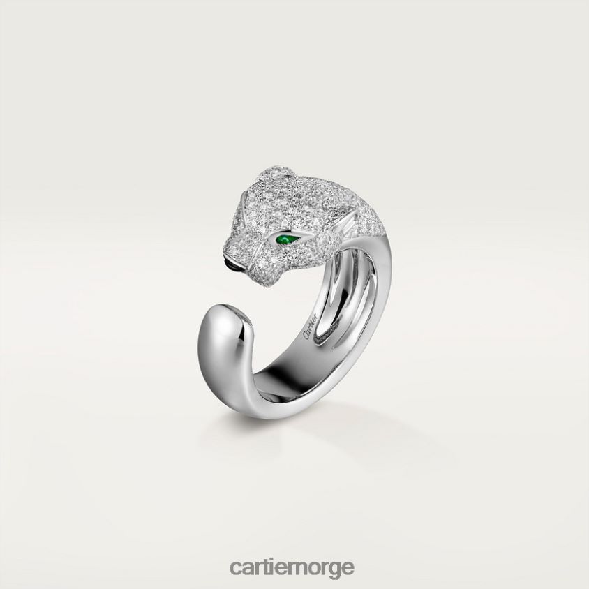 smykker Cartier panterring hvitt gull F4466N78