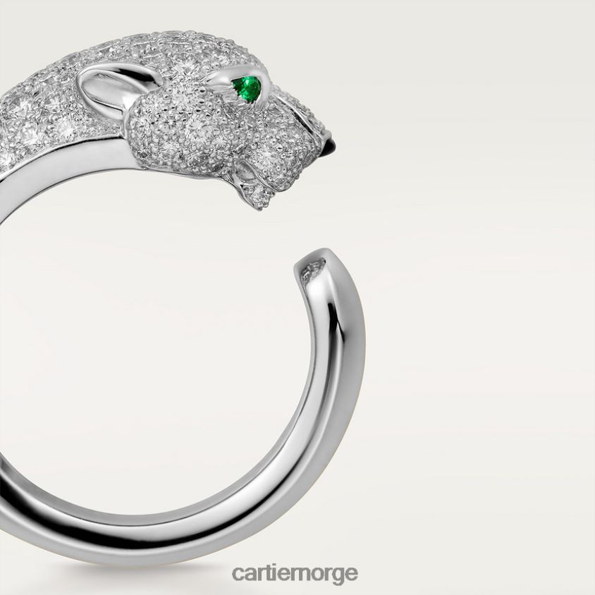 smykker Cartier panterring hvitt gull F4466N78