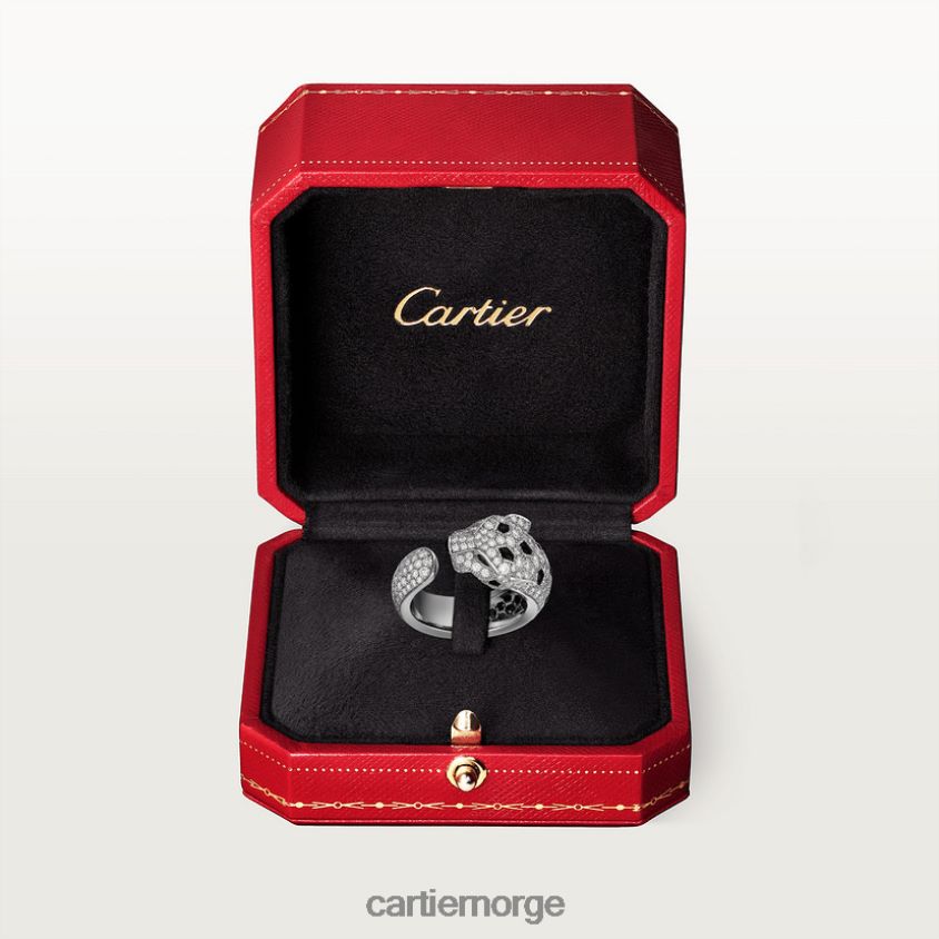 smykker Cartier panterring hvitt gull F4466N83