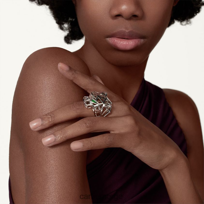 smykker Cartier panterring hvitt gull F4466N85