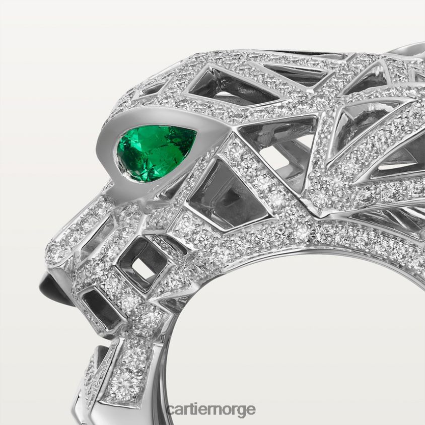 smykker Cartier panterring hvitt gull F4466N86