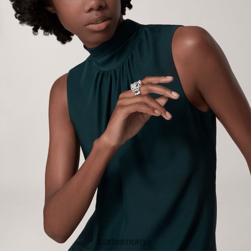 smykker Cartier panterring hvitt gull F4466N86