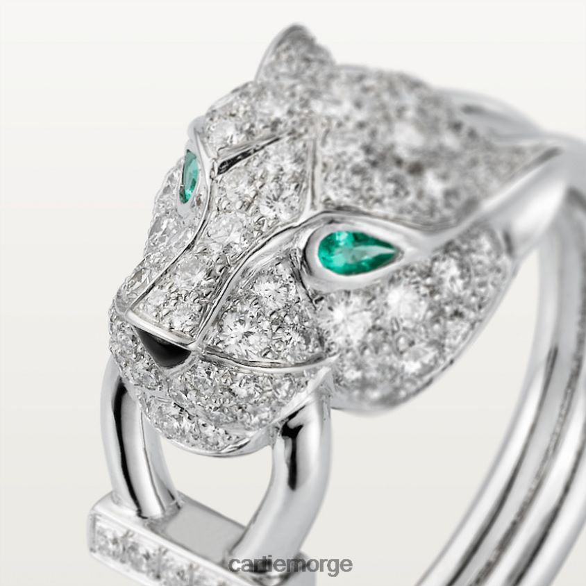 smykker Cartier panterring hvitt gull F4466N88