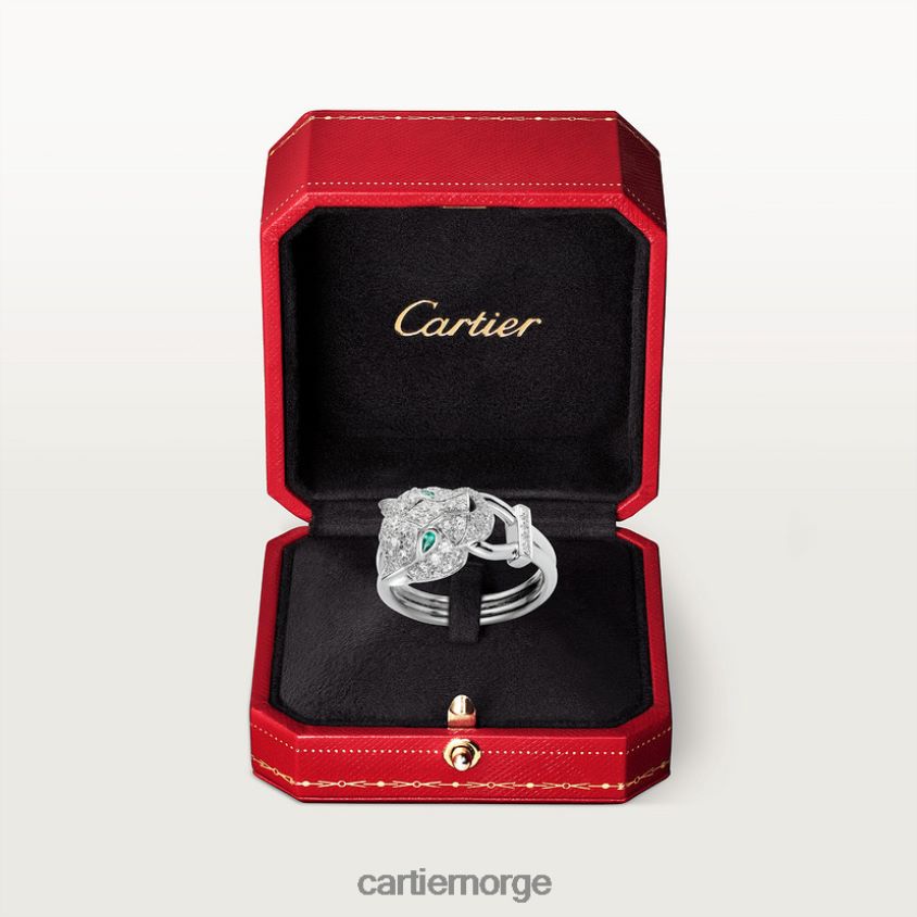smykker Cartier panterring hvitt gull F4466N88