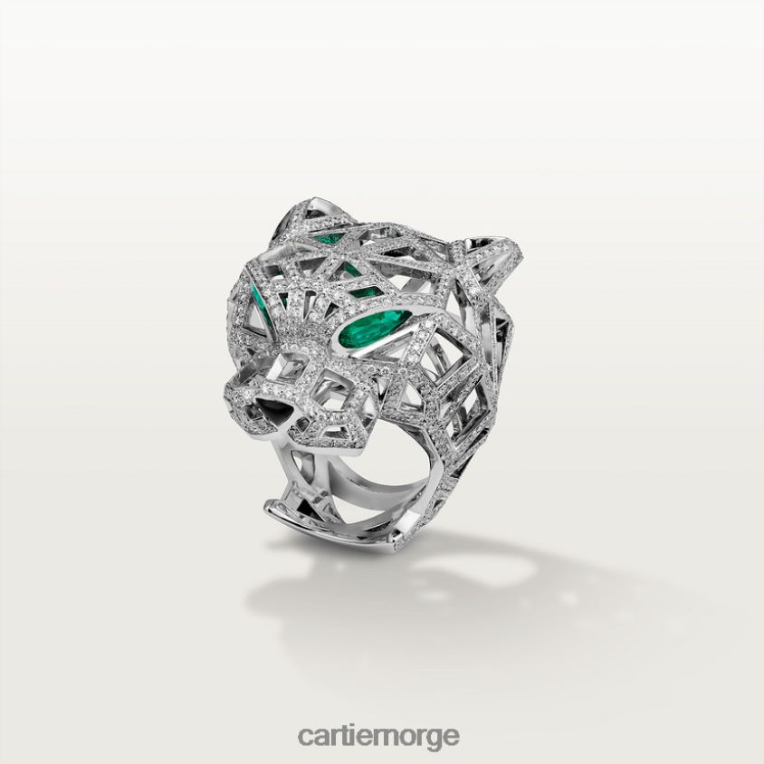 smykker Cartier panterring hvitt gull F4466N91