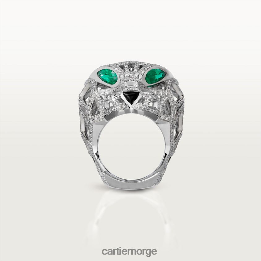 smykker Cartier panterring hvitt gull F4466N91