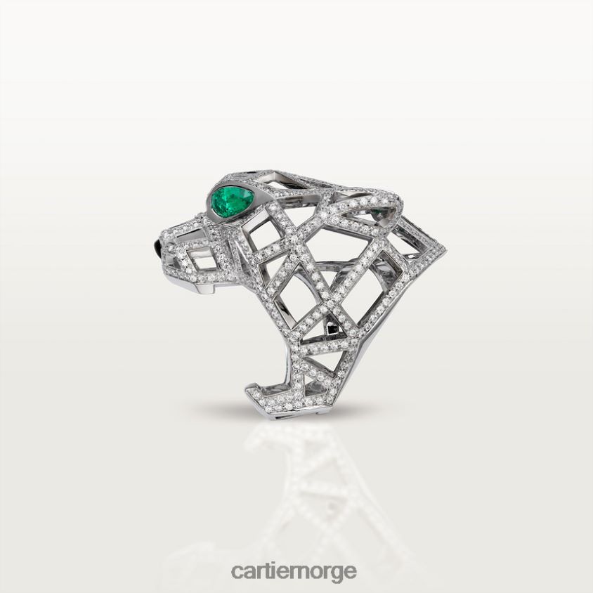 smykker Cartier panterring hvitt gull F4466N91
