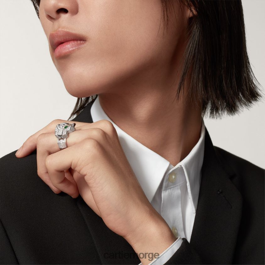 smykker Cartier panterring hvitt gull F4466N93