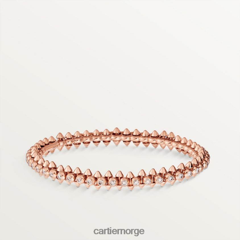 smykker Cartier clash armbånd diamanter Rose gull F4466N277