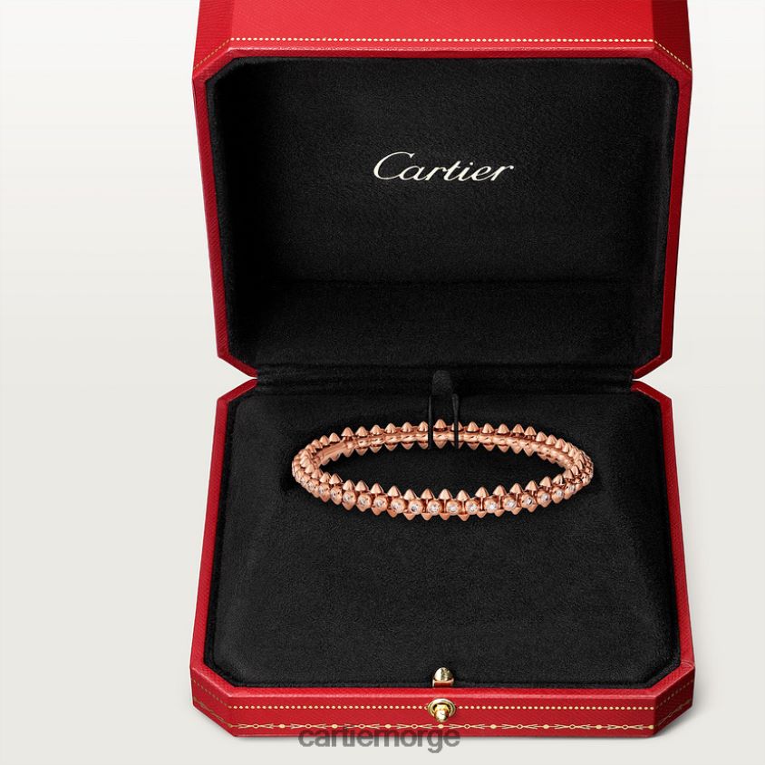 smykker Cartier clash armbånd diamanter Rose gull F4466N277