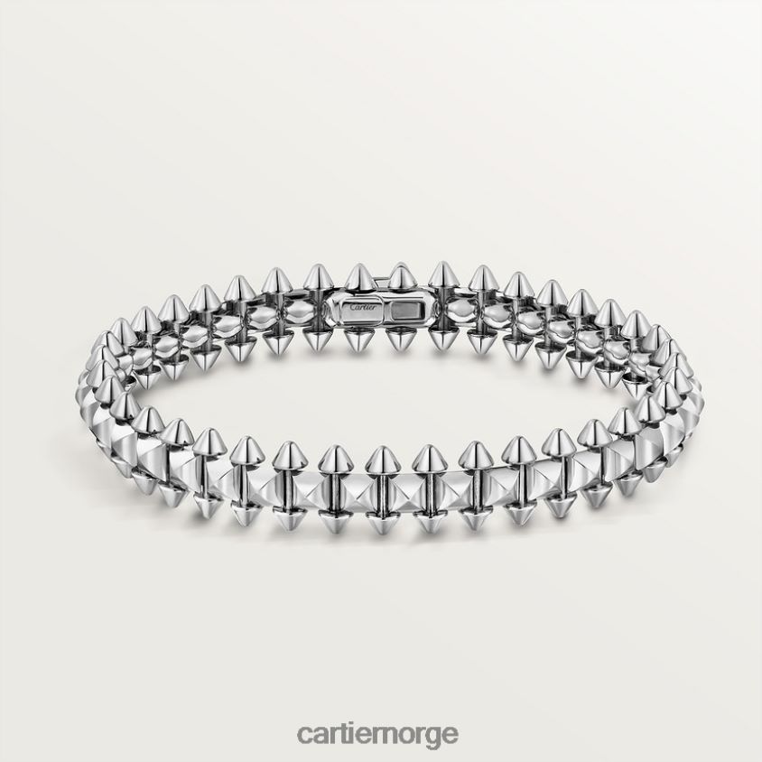 smykker Cartier clash armbånd, fleksibel medium modell hvitt gull F4466N280