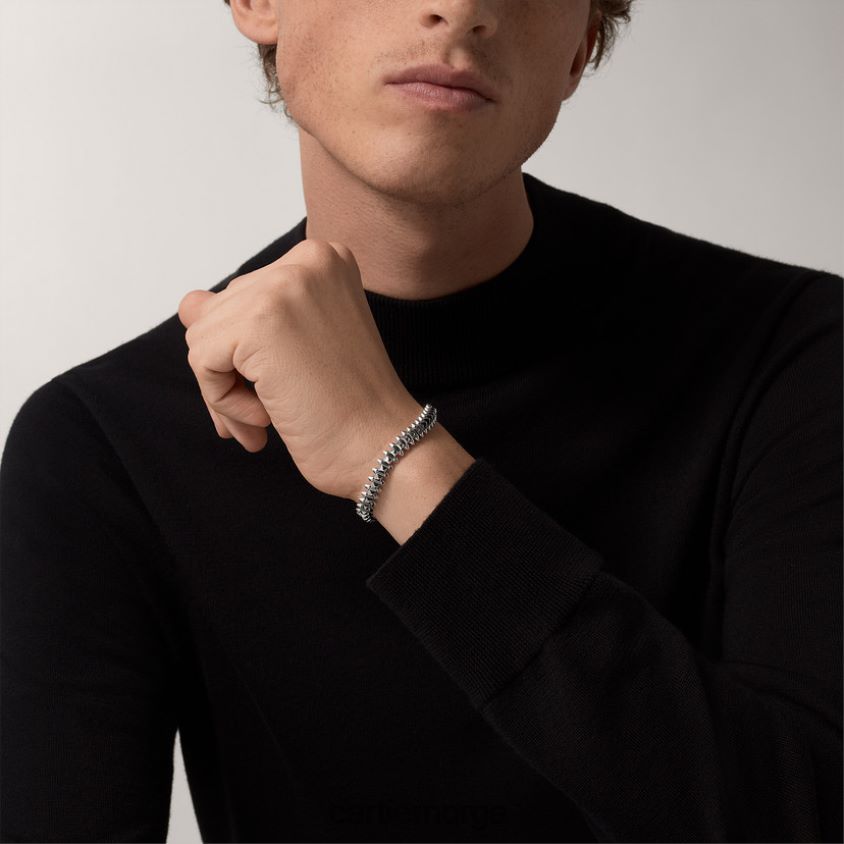 smykker Cartier clash armbånd, fleksibel medium modell hvitt gull F4466N280