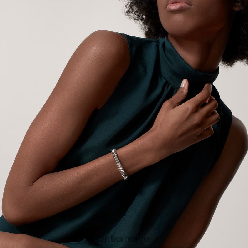 smykker Cartier clash armbånd medium modell hvitt gull F4466N275