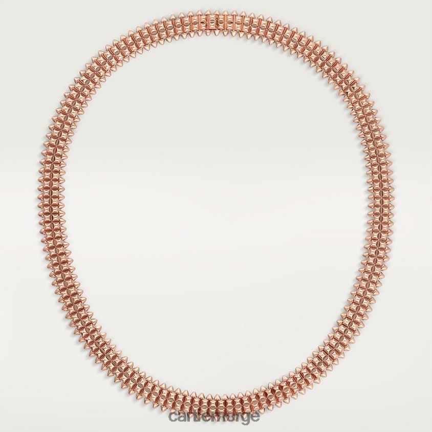 smykker Cartier clash-kjede Rose gull F4466N366