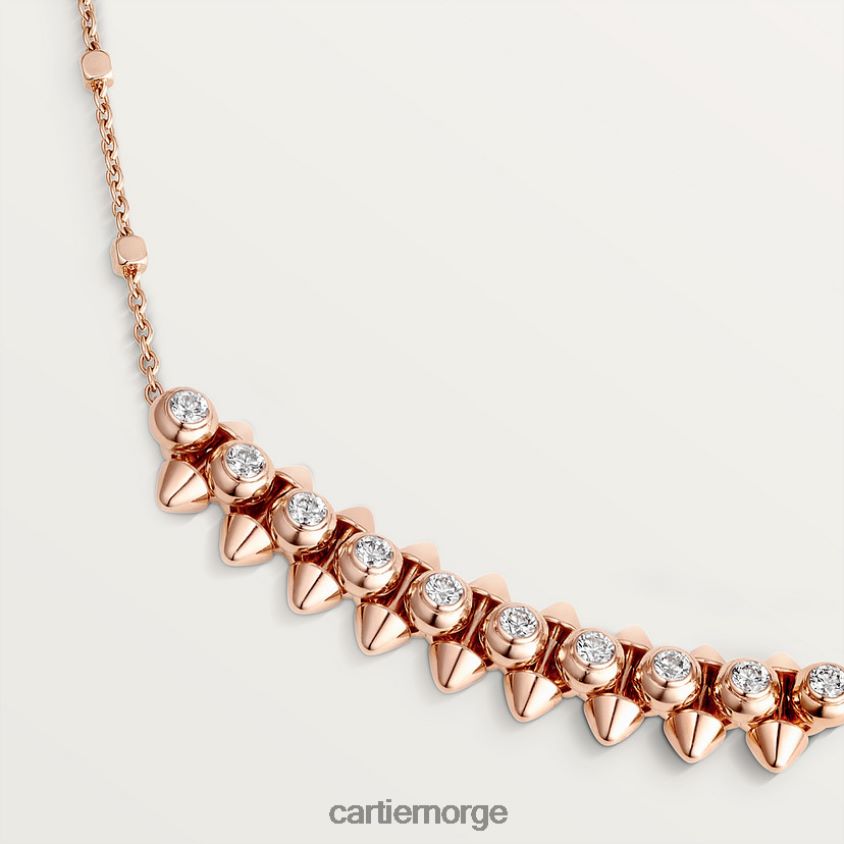 smykker Cartier clash kjede diamanter Rose gull F4466N369