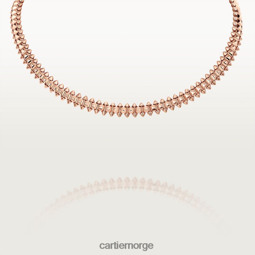 smykker Cartier clash kjede, fleksibel medium modell Rose gull F4466N370