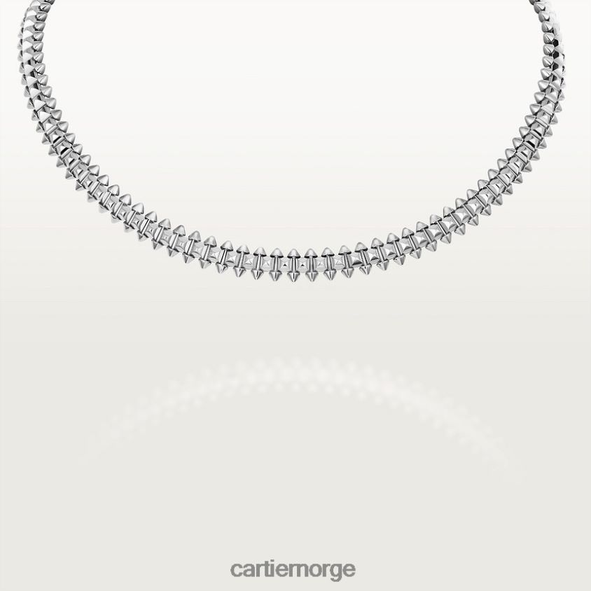 smykker Cartier clash kjede, fleksibel medium modell hvitt gull F4466N372