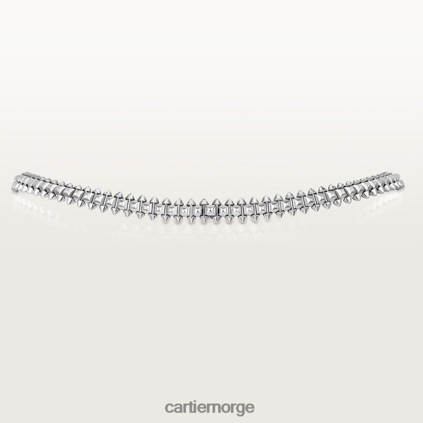 smykker Cartier clash kjede, fleksibel medium modell hvitt gull F4466N372