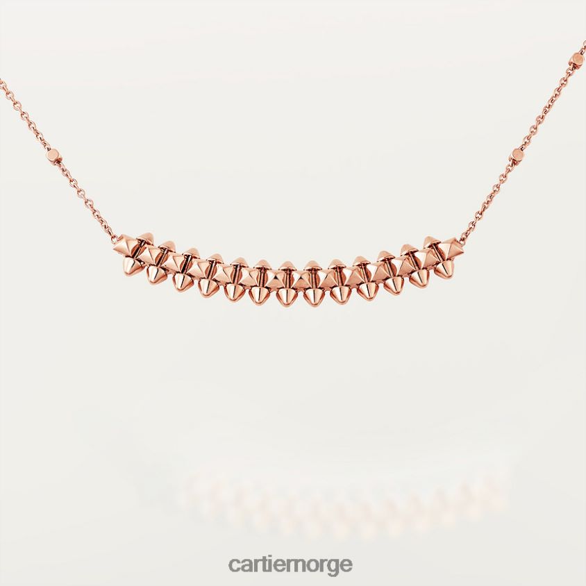 smykker Cartier clash kjede liten modell Rose gull F4466N367