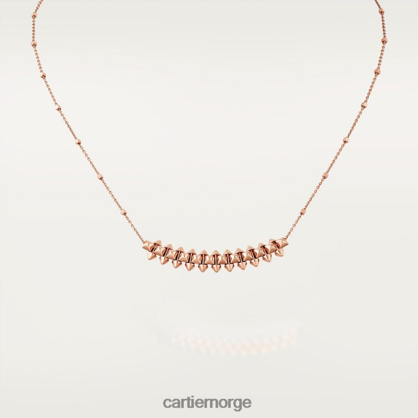 smykker Cartier clash kjede medium modell Rose gull F4466N368